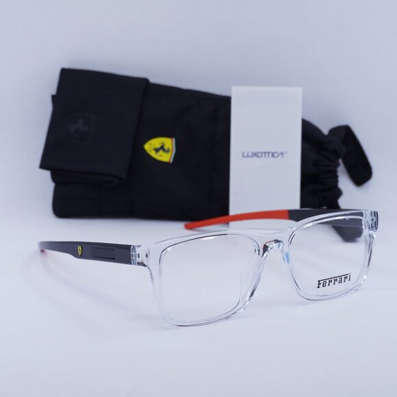 Scuderia Ferrari FZ8010U 513 Square Eyeglasses 56mm – Transparent - Picture 1 of 8